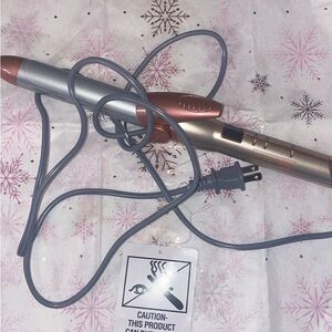 Infiniti Pro by Conair 1” Curling Iron - Rose Gold and Silver Hair Curler